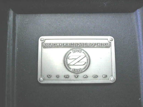 Vintage Z Plaque
